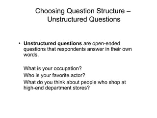 Guidelines for questionnaire design for researchers | PPT