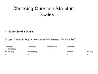 Questionnaire Scale Layout Guidelines for questionnaire design for researchers | PPT