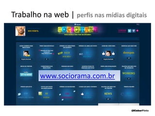 Trabalhona web | personal brandingToda pessoa tem oportunidades iguais para se tornar desigual@KleberPinto