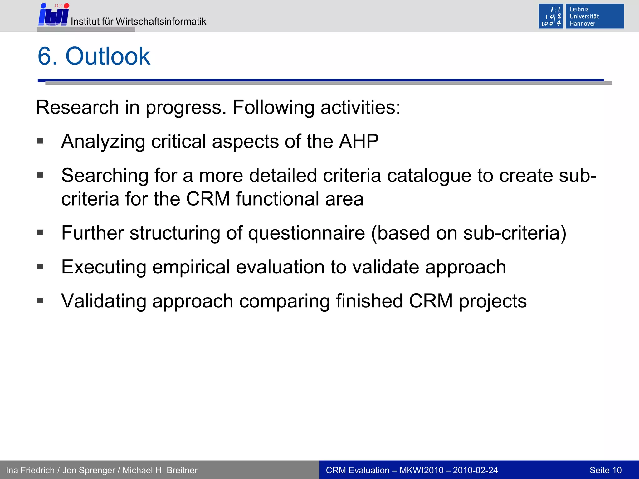  Vendor 	identification