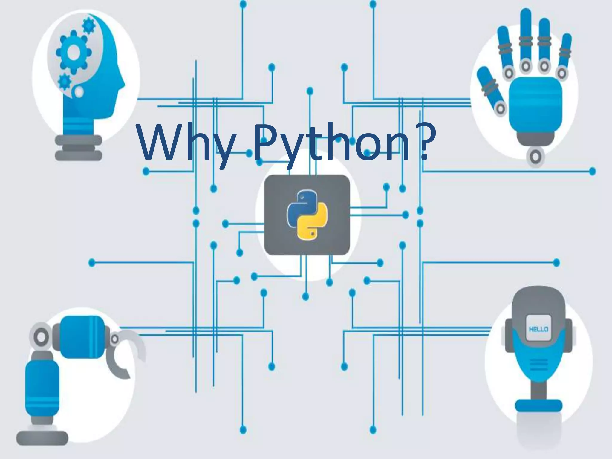 Why Python?
 