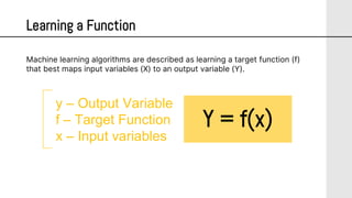 Introduction to Machine Learning | PPTX | Web Development | Internet