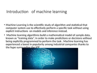 machine learning and Internet of things .pptx