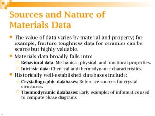 Machine Learning and Materials Informatics for Advanced Materials ...