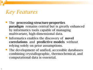 Machine Learning and Materials Informatics for Advanced Materials ...