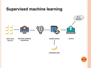 Supervised machine learning
13 / 19
 