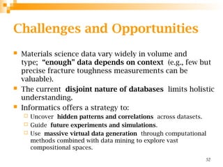 Machine Learning Applications in Materials Engineering and Informatics ...