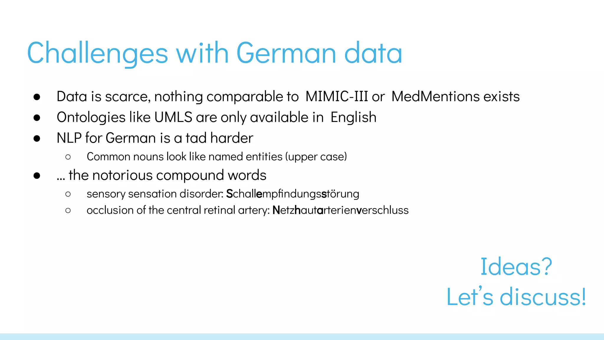 Biomedical Entity Linking - Introduction, approaches, challenges