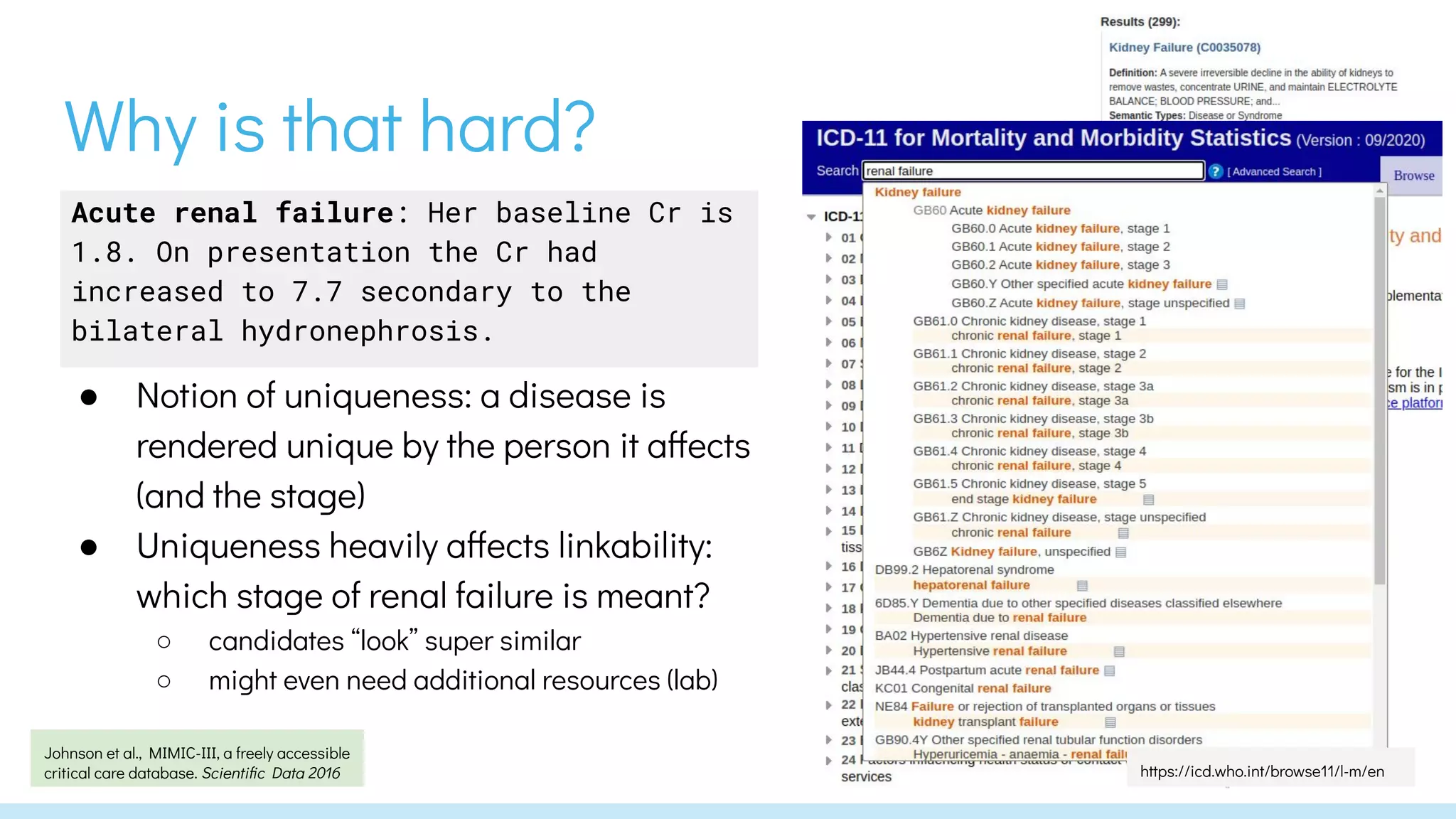Biomedical Entity Linking - Introduction, approaches, challenges