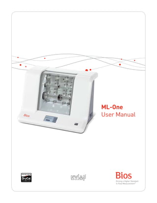 ML-One
User Manual
 