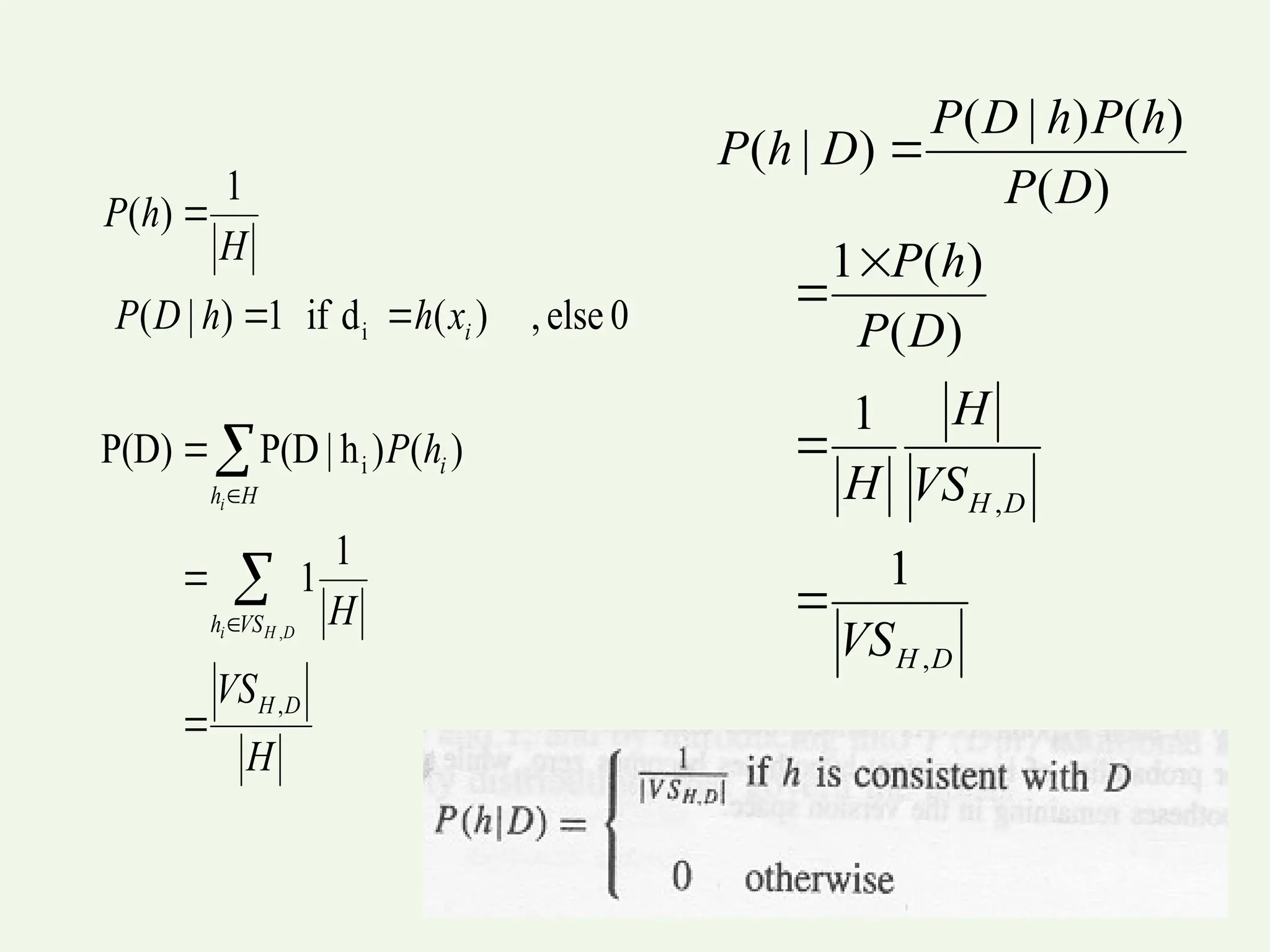 H
VS
H
h
P
x
h
h
D
P
H
h
P
D
H
VS
h
H
h
i
i
D
H
i
i
,
i
i
,
1
1
)
(
)
h
|
P(D
P(D)
0
else
,
)
(
d
if
1
)
|
(
1
)
(










D
H
D
H
VS
VS
H
H
D
P
h
P
D
P
h
P
h
D
P
D
h
P
,
,
1
1
)
(
)
(
1
)
(
)
(
)
|
(
)
|
(





 