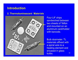 Tld Powder Thermoluminiscent Dosimetry-Principle, Charateristics, and Applications ...
