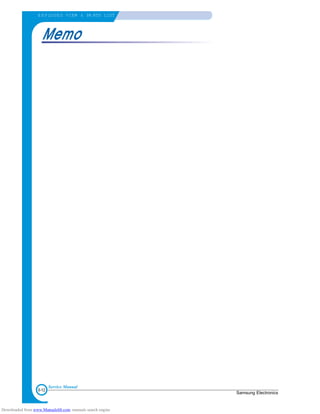 8-12
E X P LODED VIEW & PA RTS LIST
Samsung Electronics
Service Manual
Downloaded from www.Manualslib.com manuals search engine
 