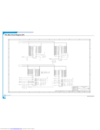 11-2
S C H E M ATIC DIAG R A M S
Samsung Electronics
Service Manual
PCL Main Circuit Diagram (2/7)
Downloaded from www.Manualslib.com manuals search engine
 