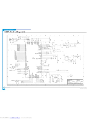 11-8
S C H E M ATIC DIAG R A M S
Samsung Electronics
Service Manual
11.2 SPL Main Circuit Diagram (1/5)
Downloaded from www.Manualslib.com manuals search engine
 