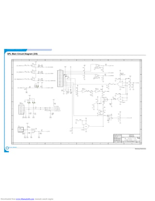 11-10
S C H E M ATIC DIAG R A M S
Samsung Electronics
Service Manual
SPL Main Circuit Diagram (3/5)
Downloaded from www.Manualslib.com manuals search engine
 