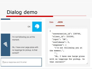 Dialog demo
 