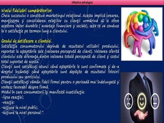 Obiectivele marketingului