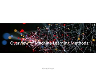 Overview of Machine Learning Methods
iksinc@yahoo.com
 