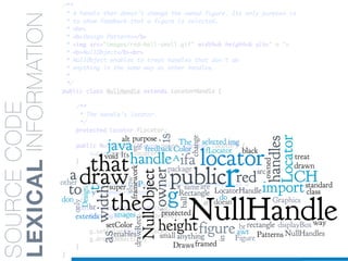 SOURCECODE
LEXICALINFORMATION
 