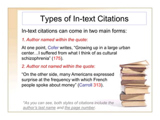 Mla Citation Style