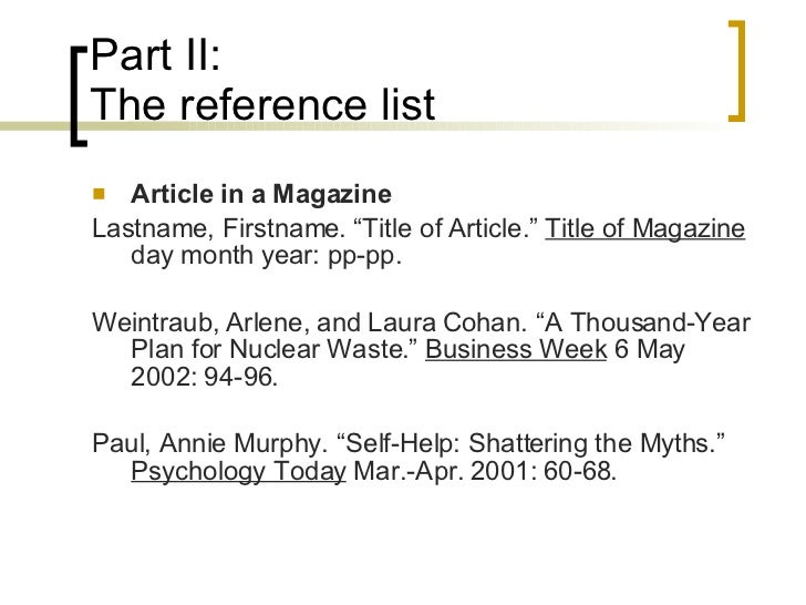 mla citations magazine barca fontanacountryinn com magazine citation
