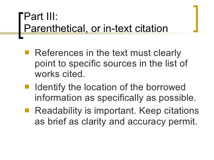 Mla Citation Style