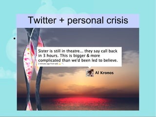 Twitter for health and healthcare Slide 35