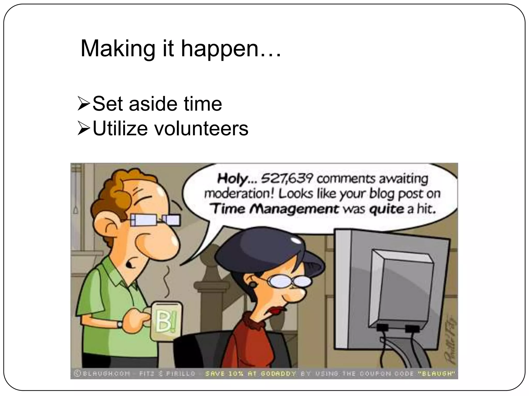 Prof Dev……………….find grants & fundraising Online Social Networks Top Five?