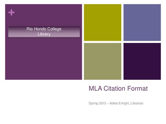 mla citation workshop 2015 mla 2015 format