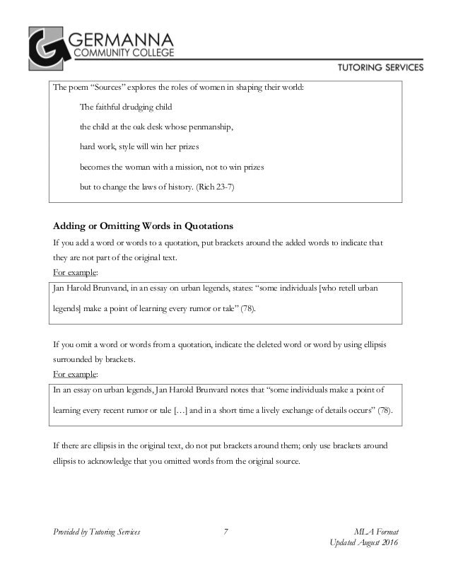 Small Essays In English Bronte Provided By Tutoring Services Mla Format Essay For Students Of High School also English Essay Speech Mla Th Edition Citation Format By Germanna Community College Tutorin E Business Essay