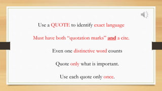 Language Cit Examples Mla, apa & chicago | PPTX