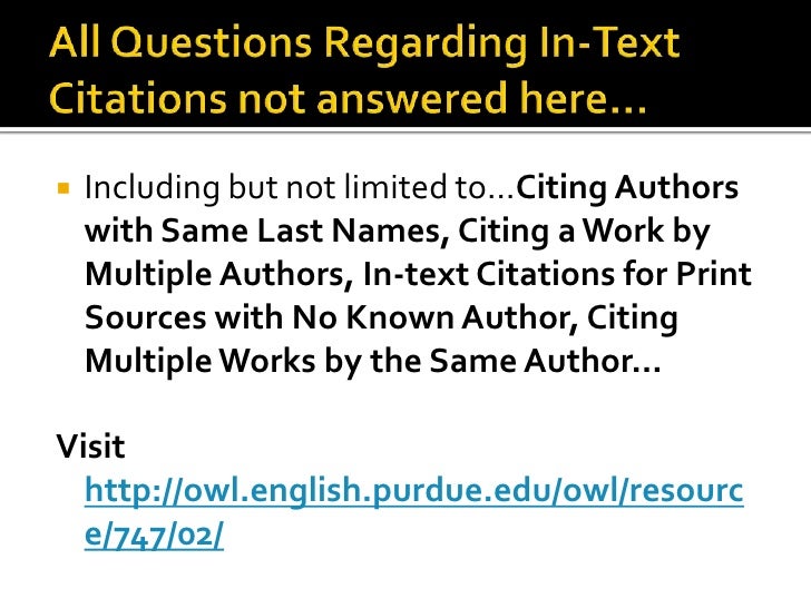 In text citation two authors same last name mla Custom