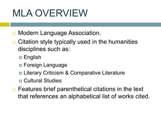 Mla Citations