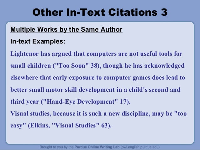 Examples Of Essay Papers Other Intext Citations English Essays On Different Topics also Essays About High School Mla Citation Styles Good Essay Topics For High School