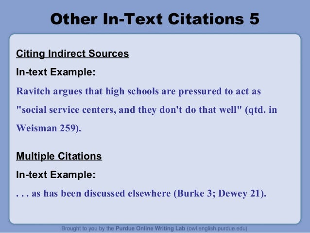MLA Citation Styles