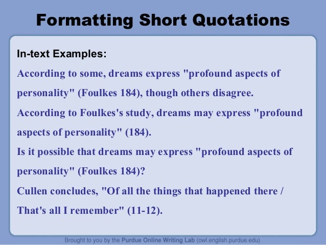 how to cite a poem in mla format