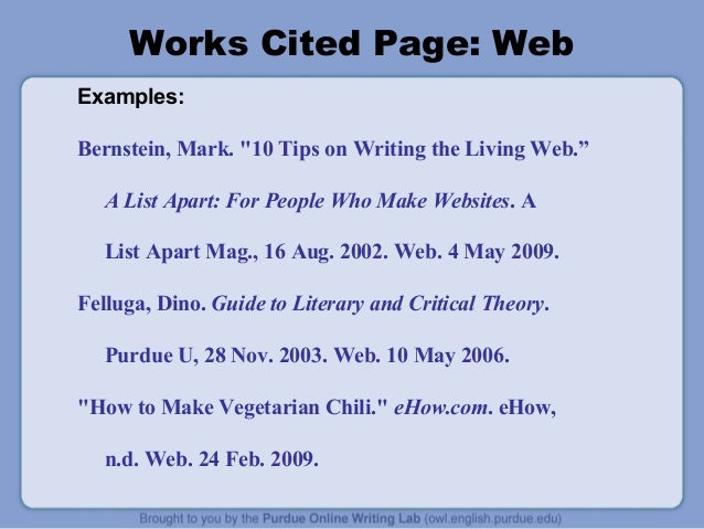 MLA Citation Styles
