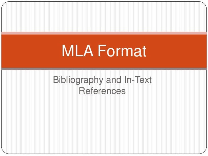 mla powerpoint format