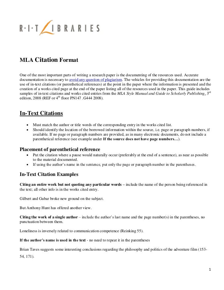 Collection of essays mla citation