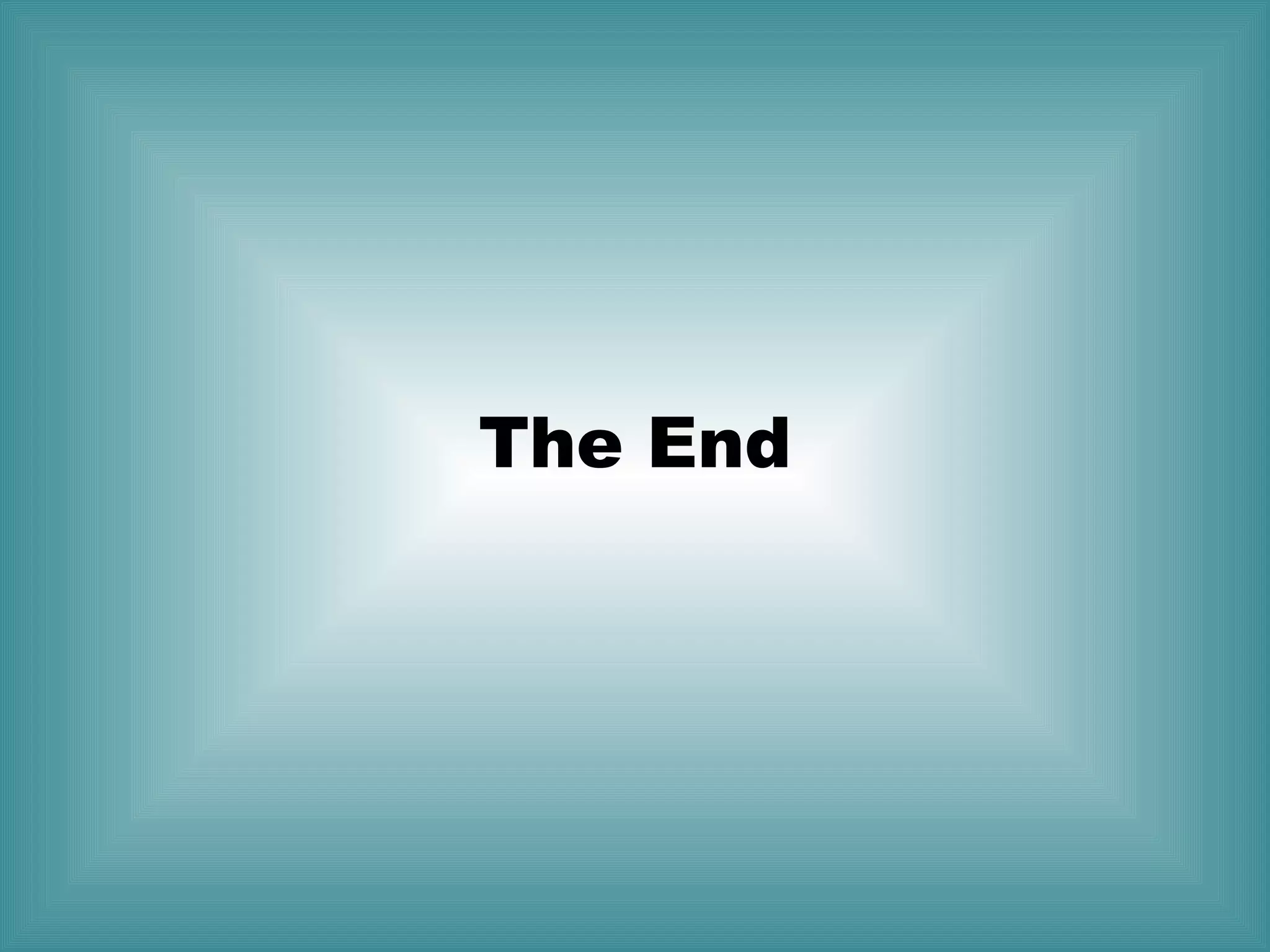 The End

 