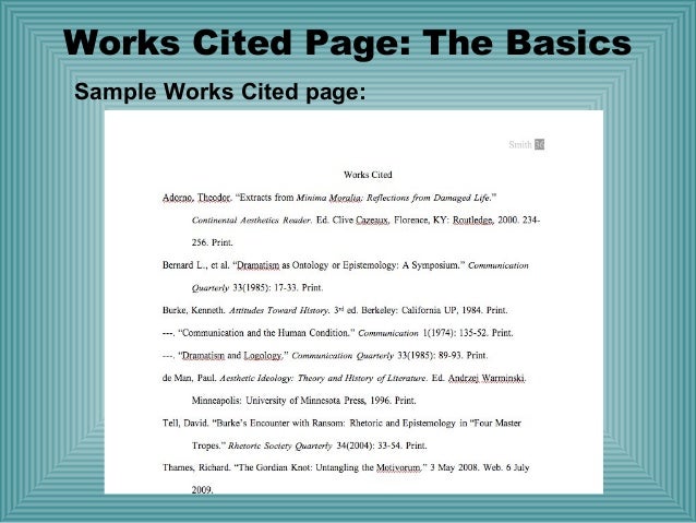 format mla format basic rules