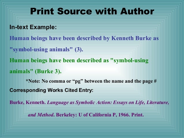 which best describes an important formatting style on a works cited