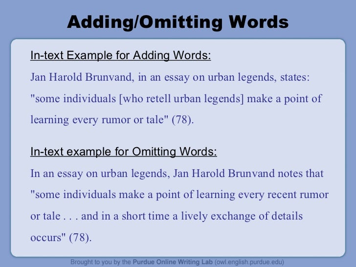 essay examples mla format