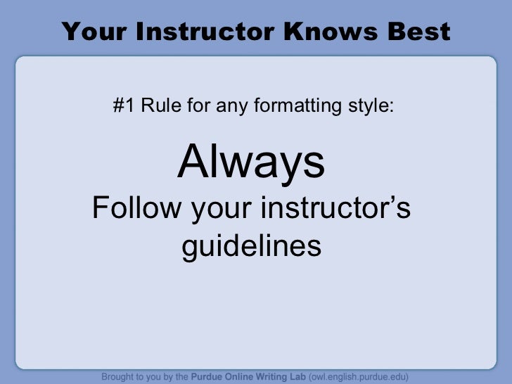 mla powerpoint format