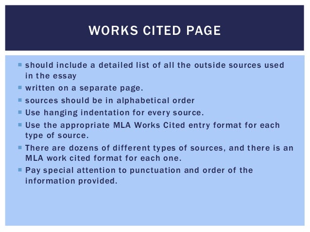 mla format notes how to type an essay in mla format