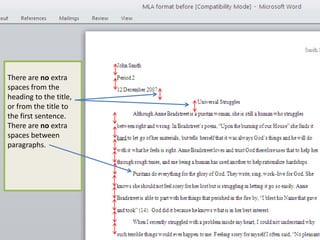 Mla formatting | PPTX