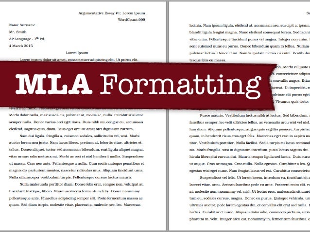 Mla Formatting Slides Mla Formatting Slides