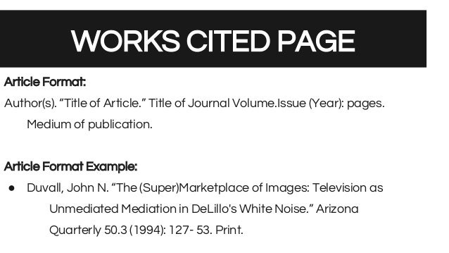 format of a work cited page rome fontanacountryinn com mla format for works cited page