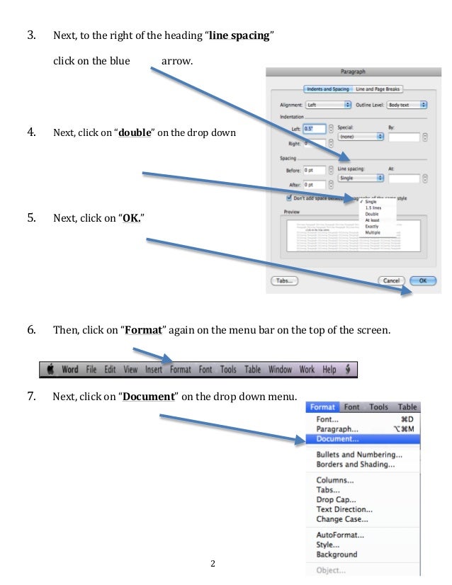 how to fix spacing in word when doing mla heading